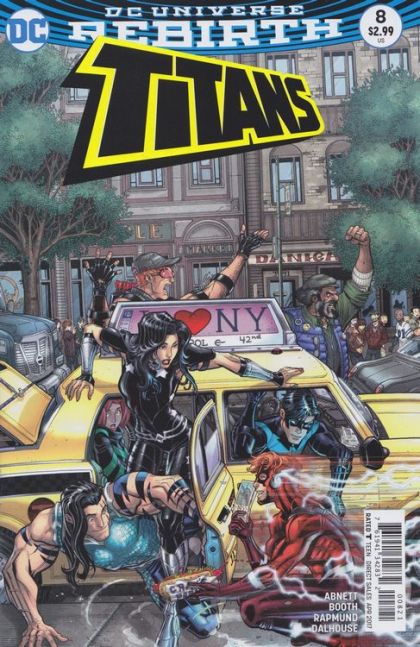 Titans, Vol. 3 #8B Variant Nick Bradshaw Cover