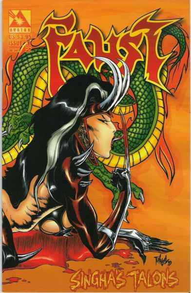 Faust: Singha's Talons Tim Vigil Wraparound Cover