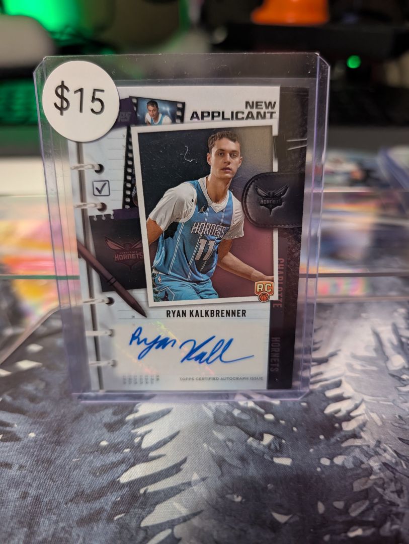 Ryan Kalkbrenner RC Autograph