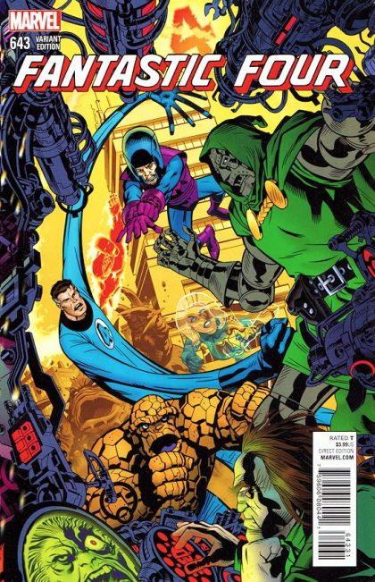 Fantastic Four, Vol. 5 #643C Michael Golden Connecting Variant Cover