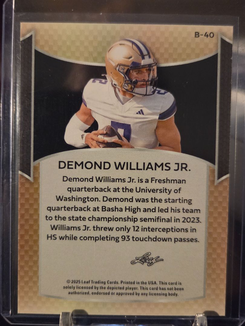 Demong Williams jr.