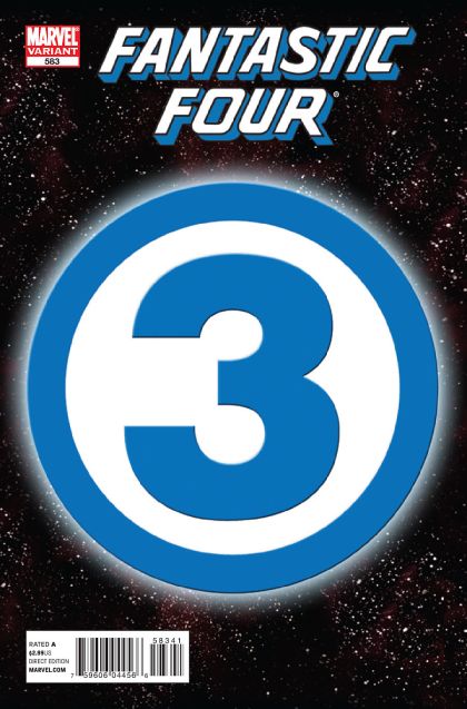 Fantastic Four, Vol. 3 #583D Three Logo Variant Cover