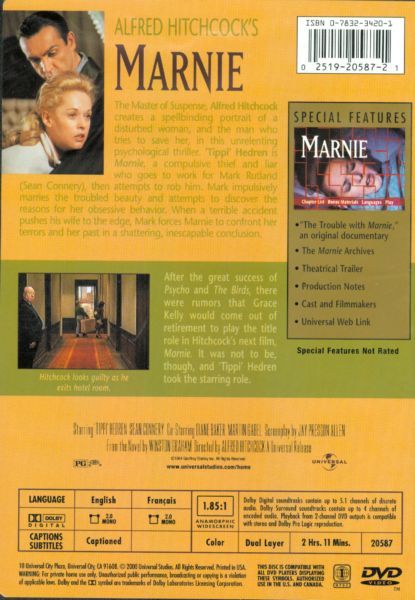 Marnie (1964) Collector's Edition - DVD