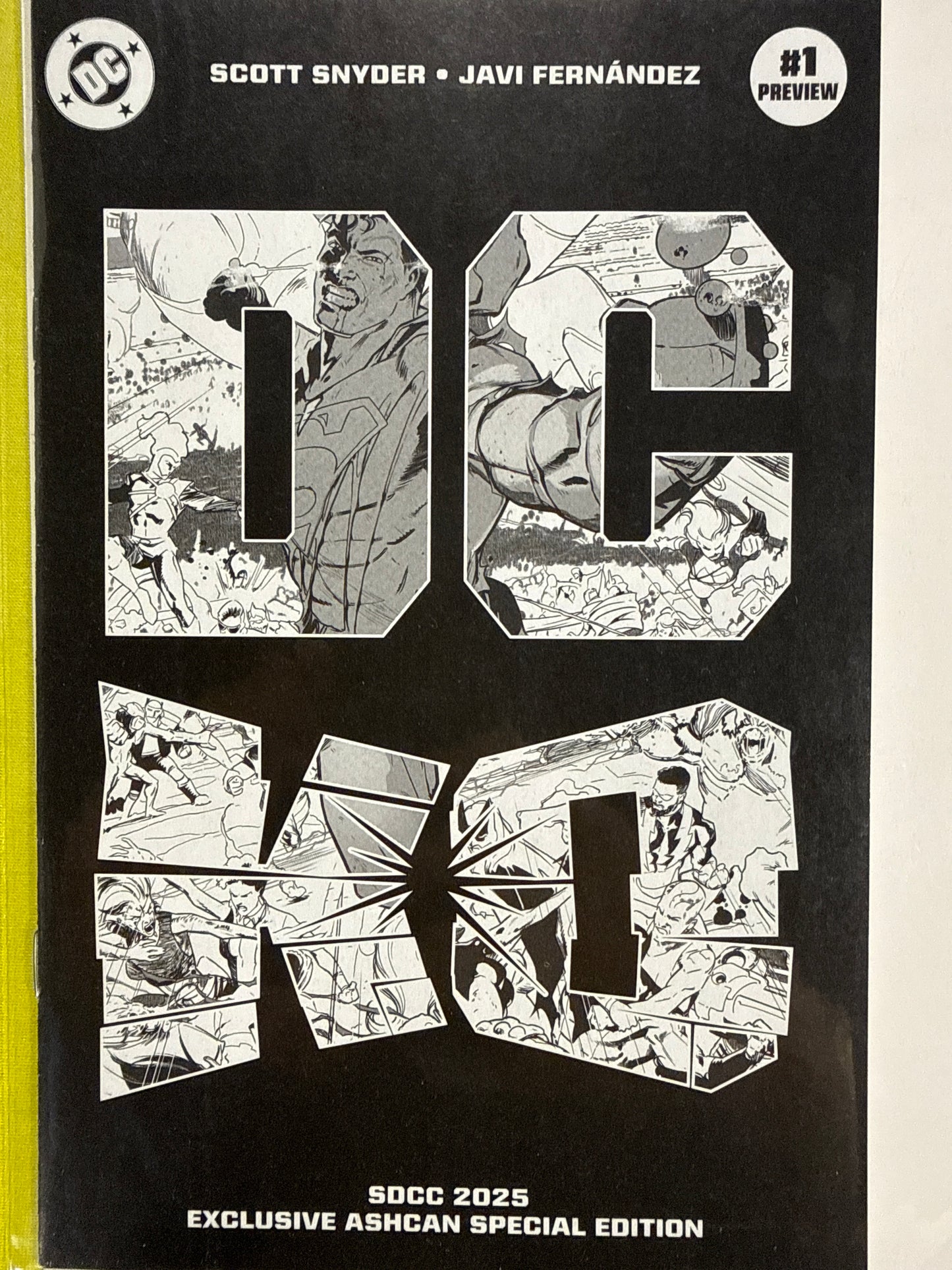 DC KO Ashcan 2025 SDCC preview Edition