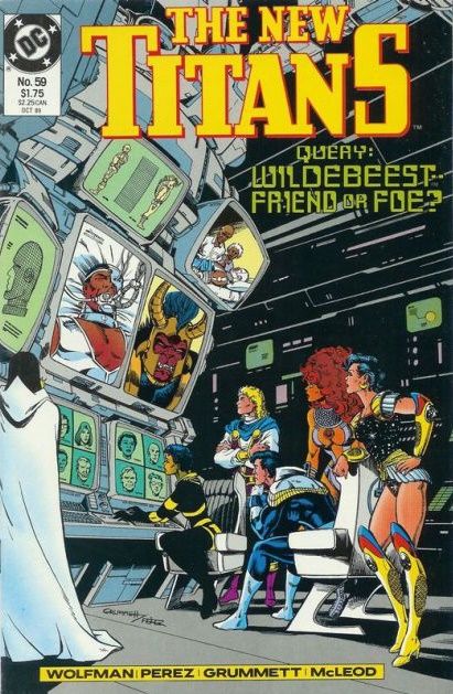 The New Titans #59 First Printing