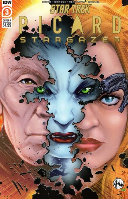 Star Trek: Picard - Stargazer #3A Angel Hernandez & J. D. Mettler Cover