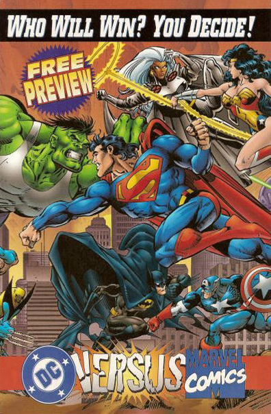 DC Versus Marvel / Marvel Versus DC #0B Consumer Preview