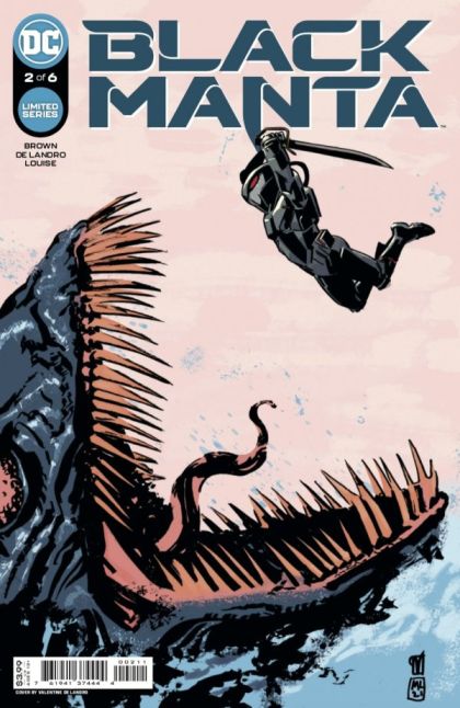 Black Manta #2A Regular Valentine De Landro Cover