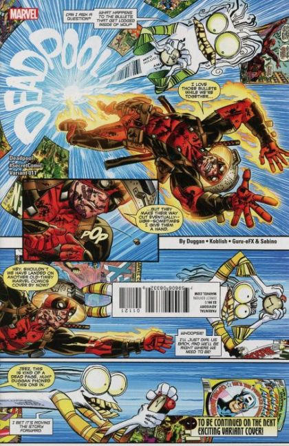 Deadpool, Vol. 5 #11B Variant Scott Koblish Secret Comic Cover
