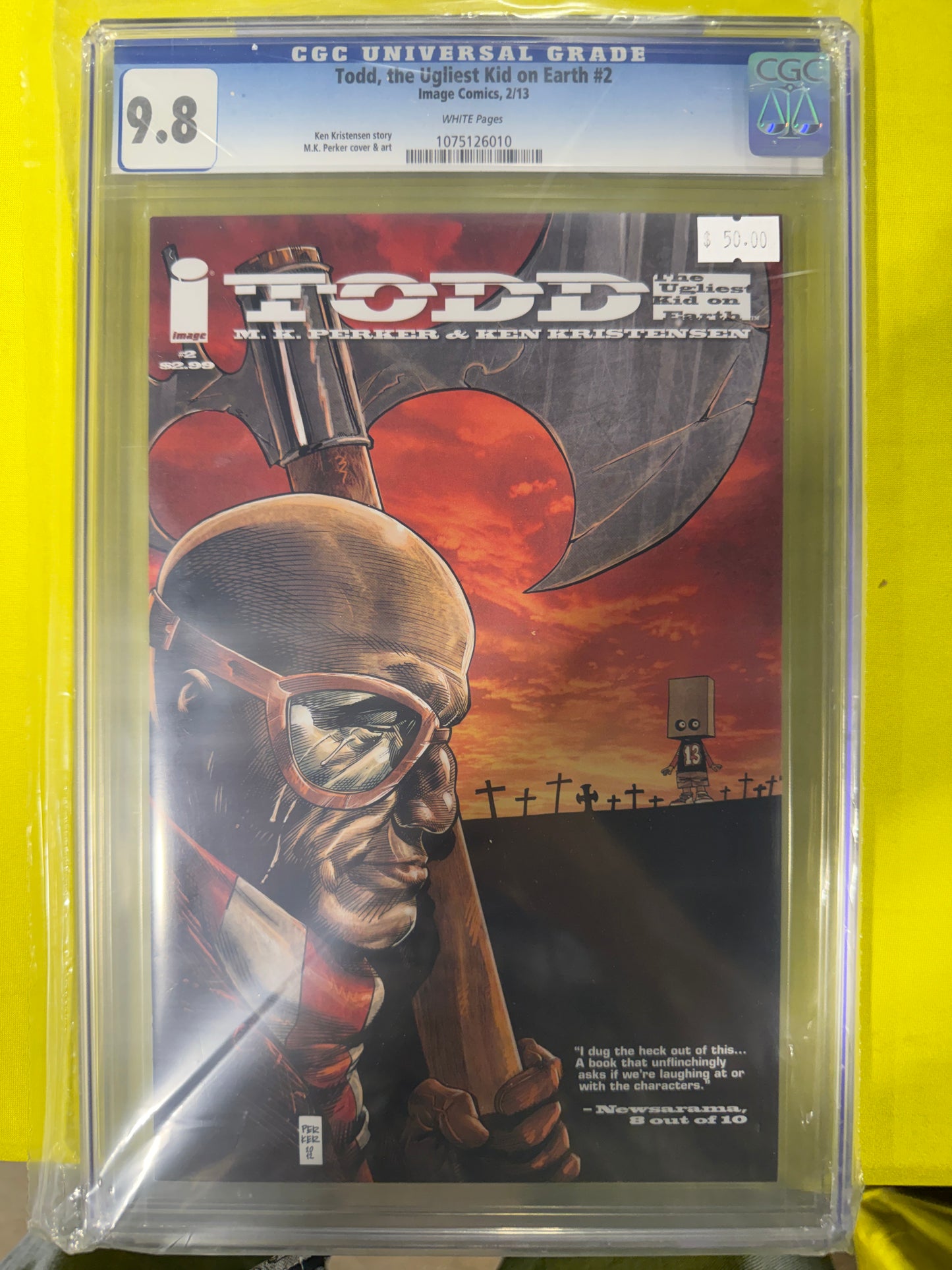 Todd, the Ugliest Kid on Earth #2 CGC 9.8