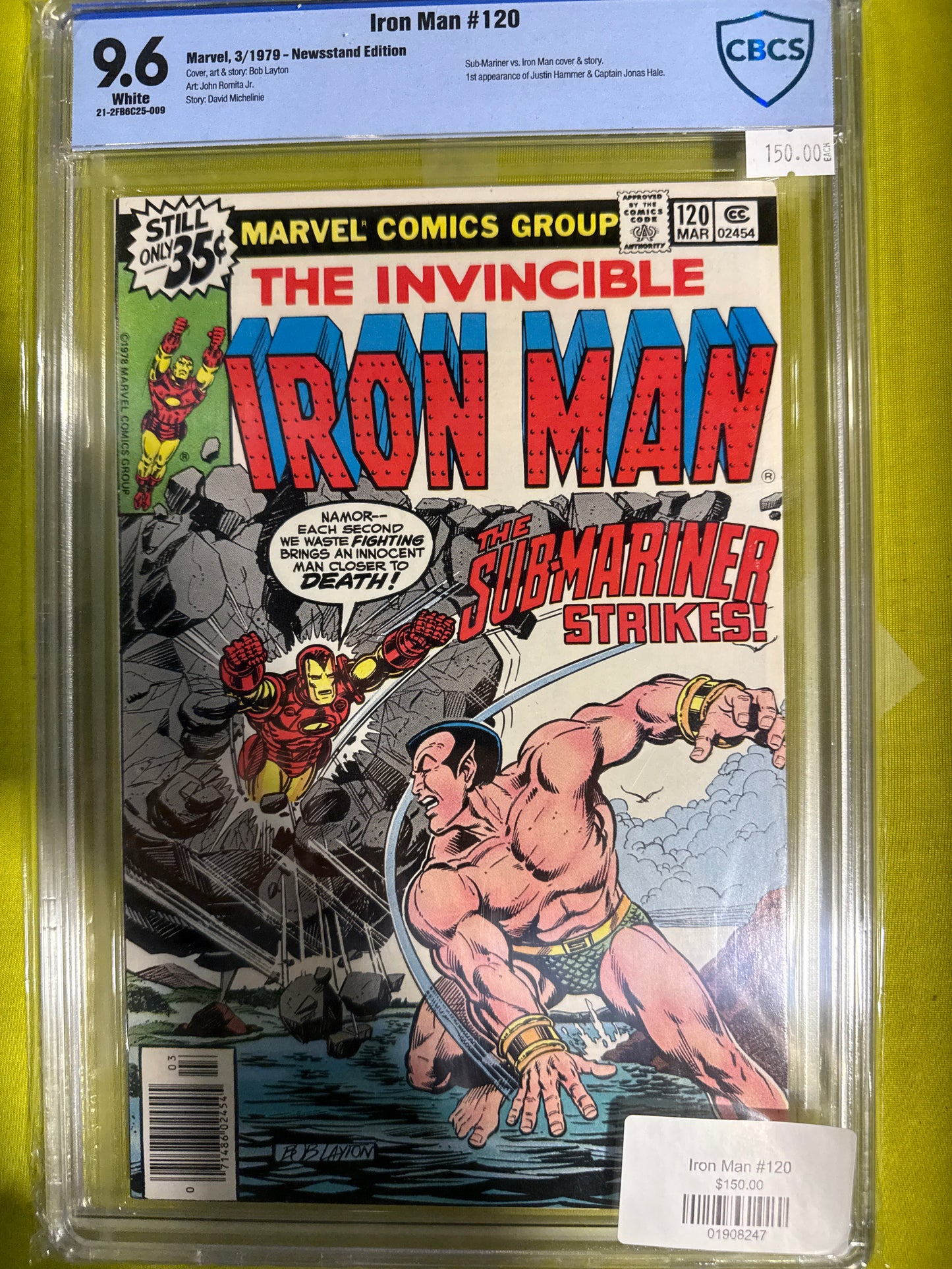 Iron Man #120 CBCS 9.6