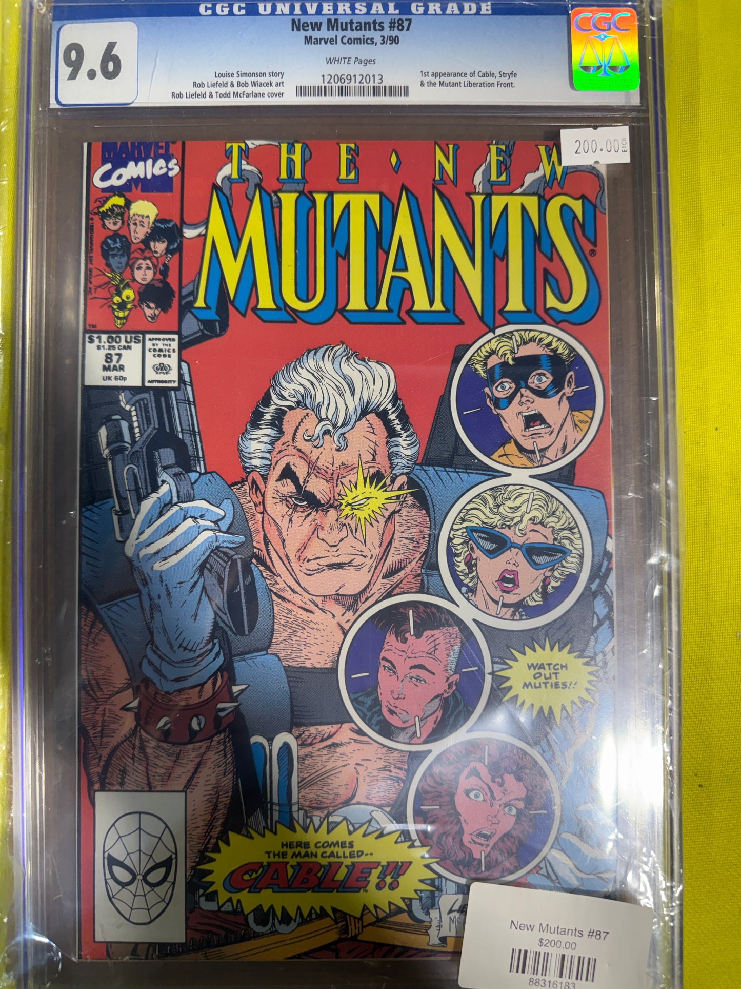 New Mutants #87 CGC 9.6