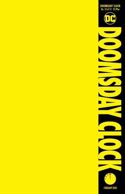 Doomsday Clock #12C Blank Variant