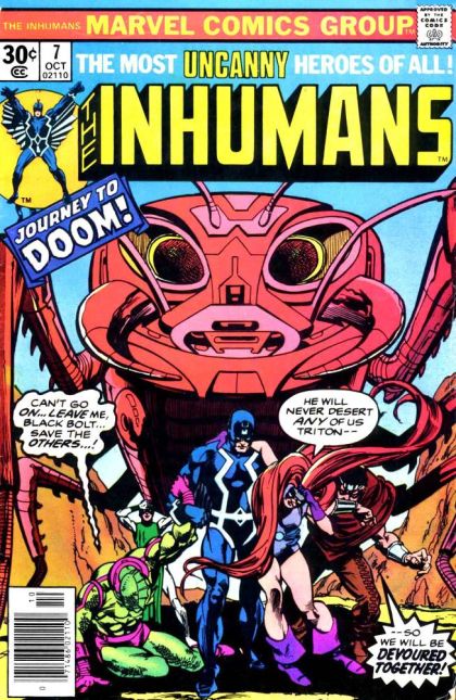 Inhumans, Vol. 1 #7A 30 cents Regular Edition