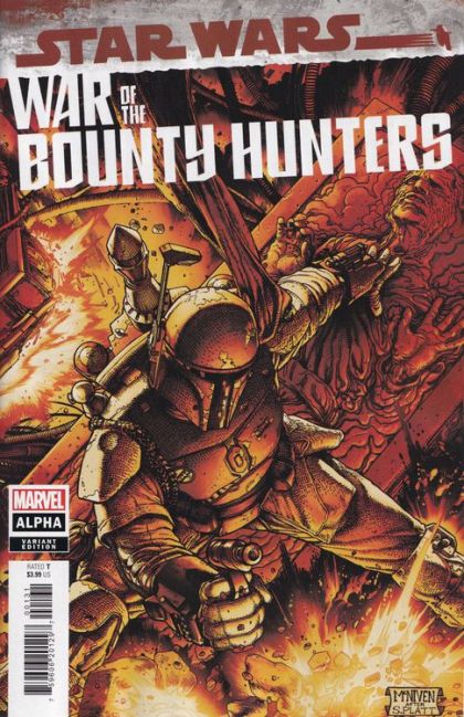Star Wars: War of the Bounty Hunters - Alpha #1C Steve Niven Crimson Variant