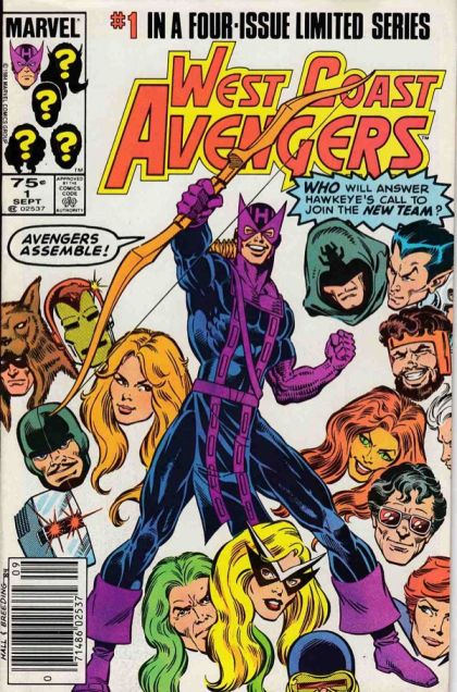The West Coast Avengers, Vol. 1 #1B Newsstand Edition