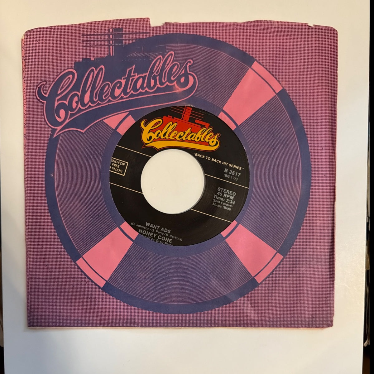 Honey Cone - Want Ads (1984) - Vinyl