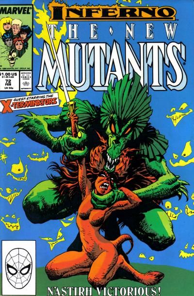 New Mutants, Vol. 1 #72A Direct Edition