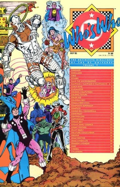 Who's Who: The Definitive Directory of the DC Universe #5A Direct Edition