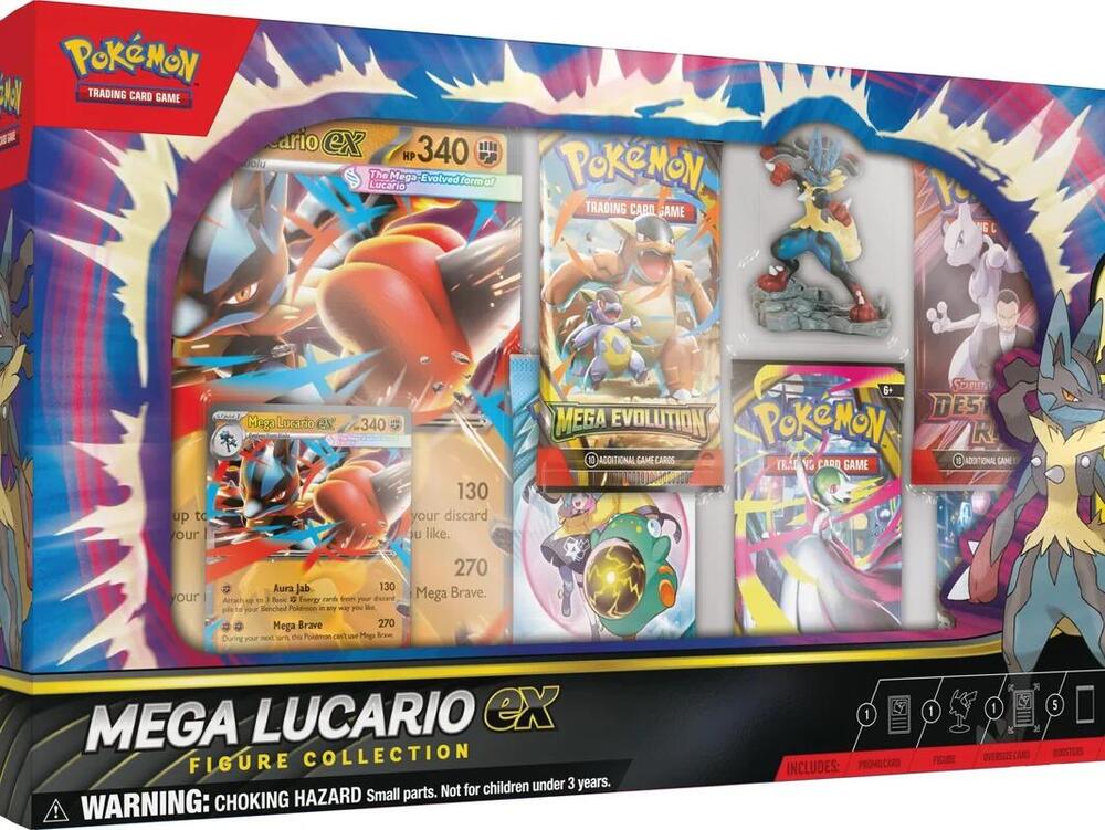 Mega Lucario ex Figure Collection Box