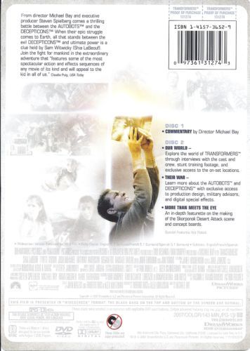 Transformers (2007) Special Edition - DVD