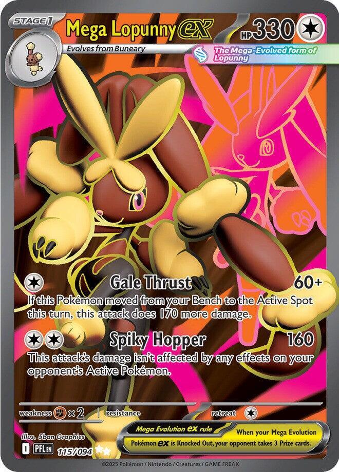 Mega Lopunny Ex #114 Pokemon Korean Inferno X
