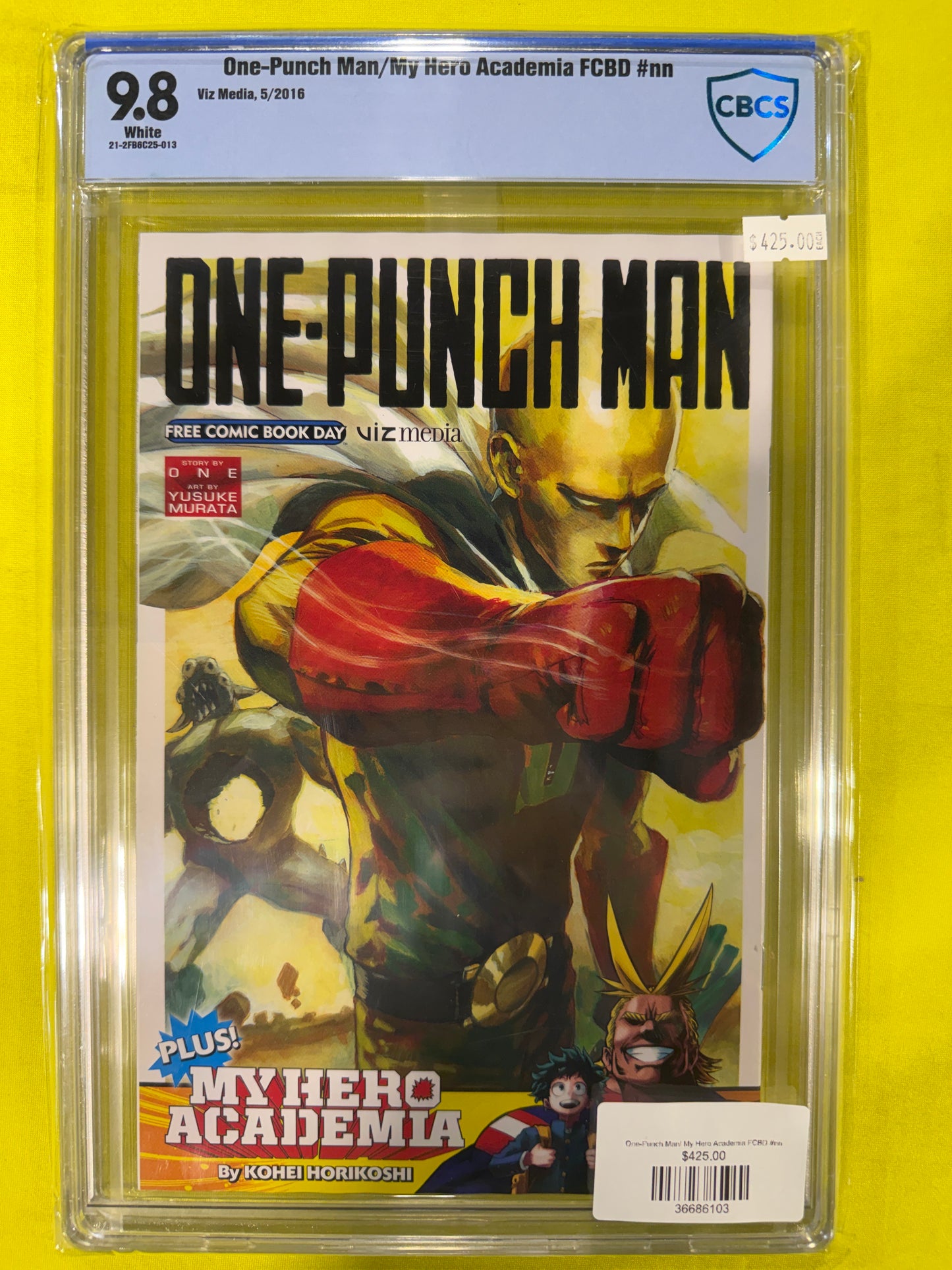 One-Punch Man/My Hero Academia FCBD #nn CBCS 9.8
