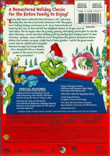 How the Grinch Stole Christmas! (1966) - DVD