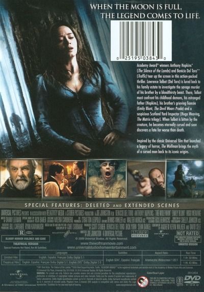The Wolfman (2010) Unrated Director's Cut - DVD