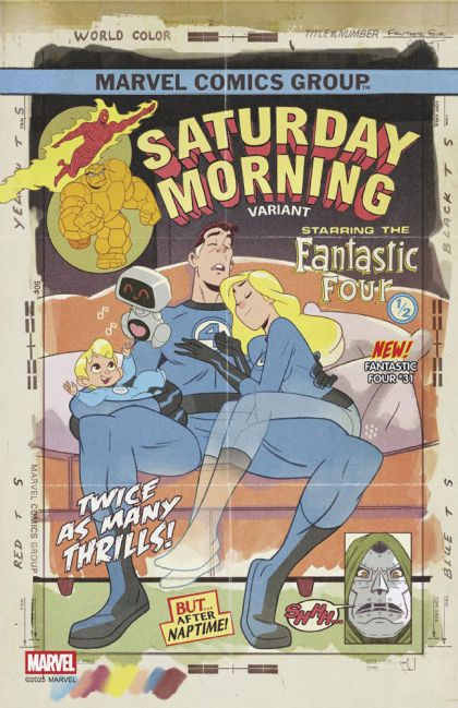 Fantastic Four, Vol. 7 #31B Sean Galloway Saturday Morning Variant