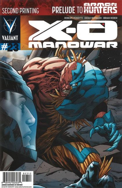 X-O Manowar, Vol. 3 #23C 2nd Printing Diego Bernard