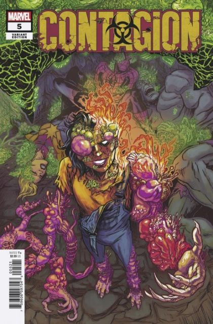 Contagion, Vol. 1 #5B Variant Ryan Browne Vertical Connecting Cover