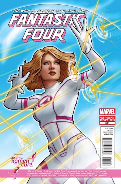 Fantastic Four, Vol. 3 #611C John Tyler Christopher Susan G. Komen for the Cure Variant Cover