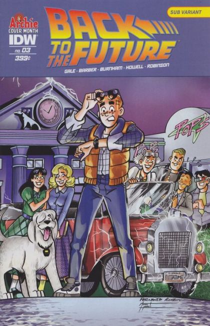 Back To The Future (IDW Publishing) #3C Fernando Ruiz Archie Variant