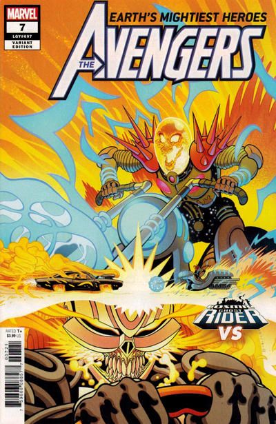 The Avengers, Vol. 8 #7B Tradd Moore Cosmic Ghost Rider VS Variant