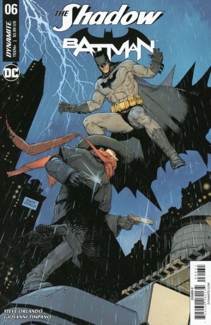 The Shadow / Batman #6C Variant Raffaele Ienco Cover