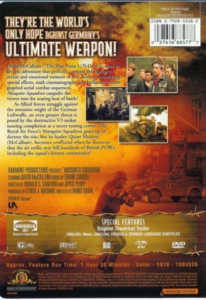 Mosquito Squadron (1969) - DVD
