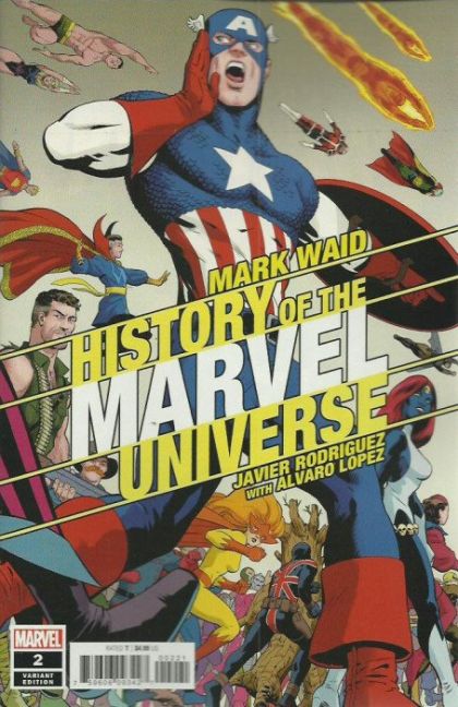 History of the Marvel Universe, Vol. 2 #2B Variant Javier Rodriguez Cover
