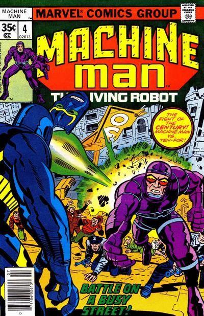 Machine Man, Vol. 1 #4 Newsstand Edition