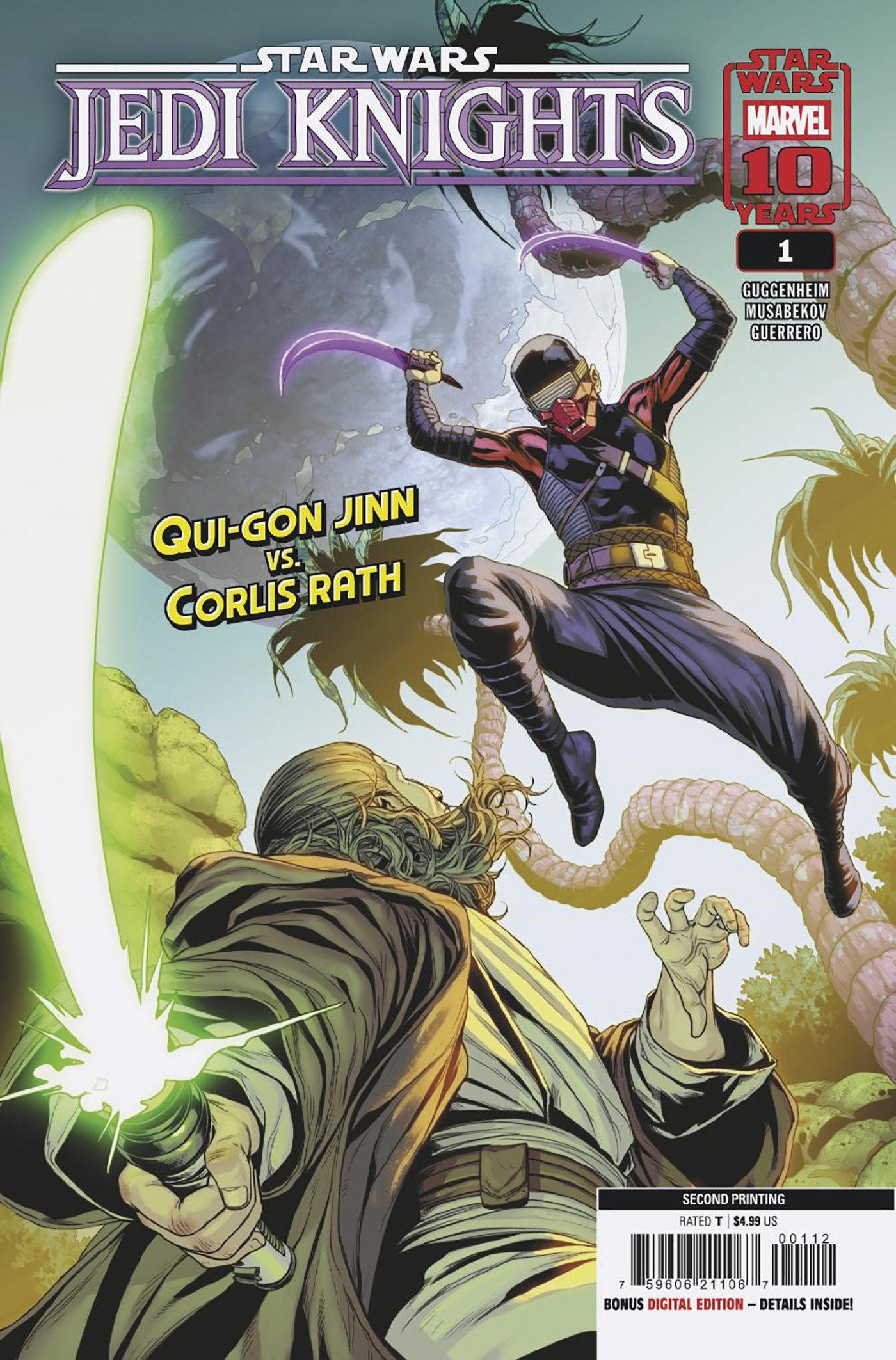 Star Wars: Jedi Knights #1 Madibek Musabekov 2nd Printing Variant