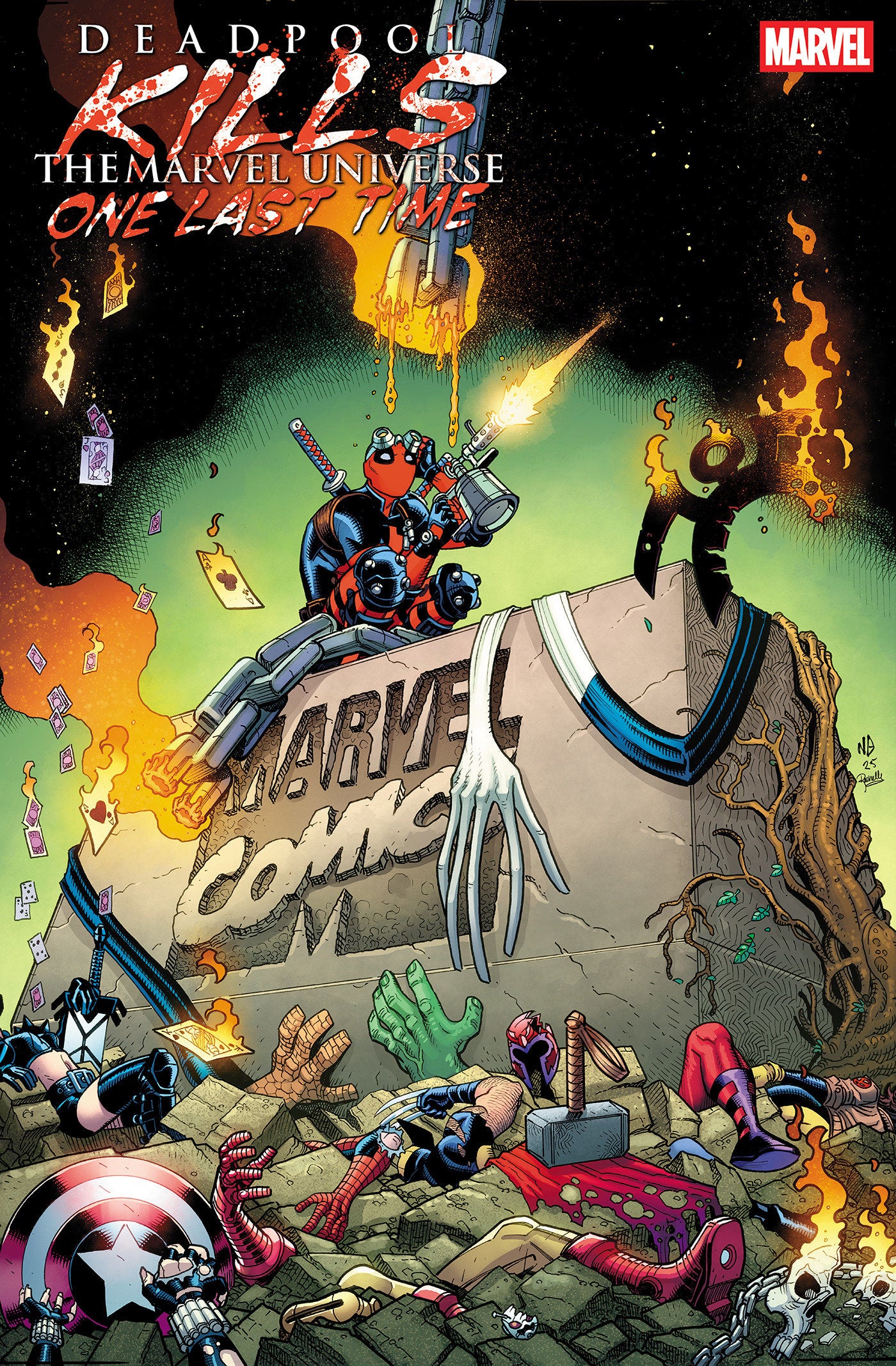 Deadpool Kills The Marvel Universe One Last Time #1 Nick Bradshaw Variant