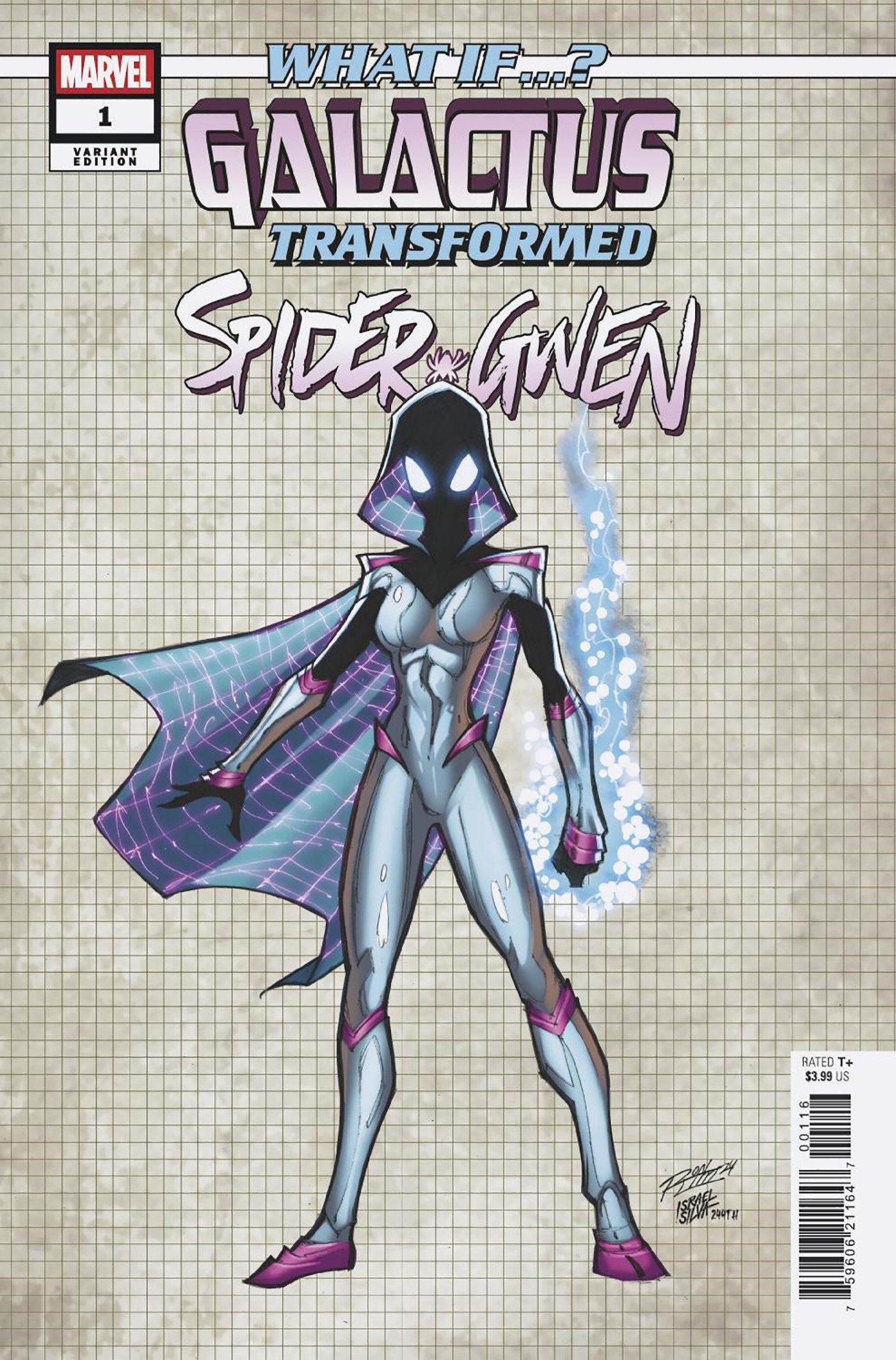 What If...? Galactus: Galactus Transformed Spider Gwen? #1 Ron Lim Design Varian T