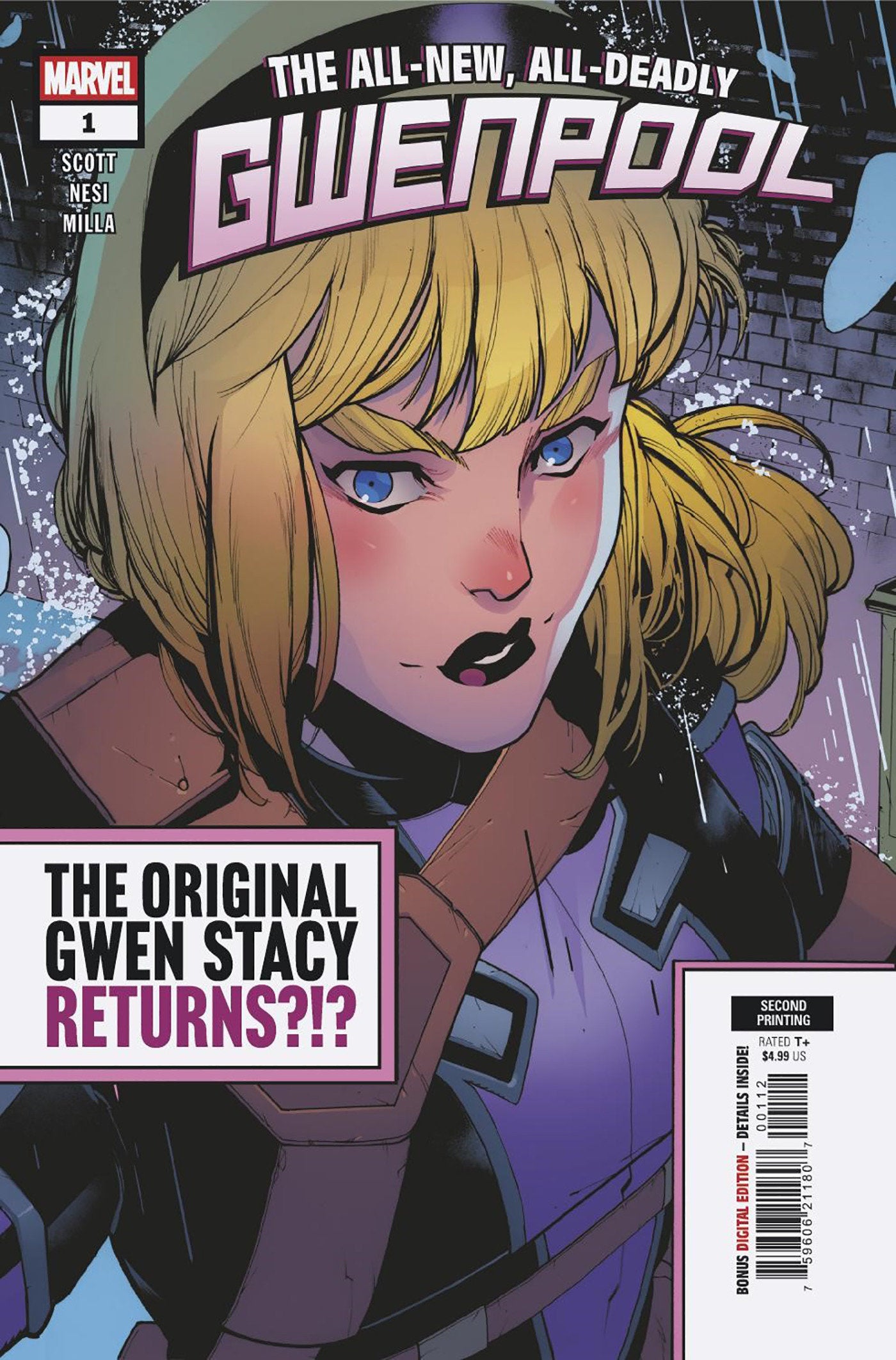Gwenpool #1 Stefano Nesi 2nd Print Variant