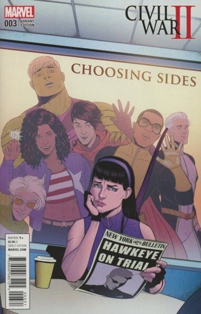 Civil War II: Choosing Sides #3B Jamie McKelvie Variant Cover