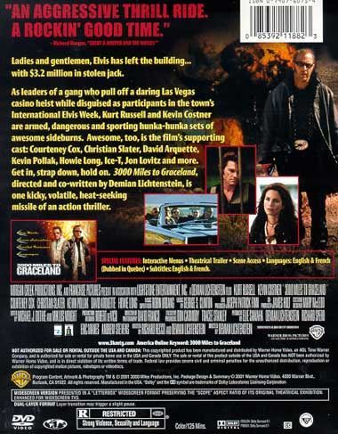 3000 Miles to Graceland (2001) - DVD