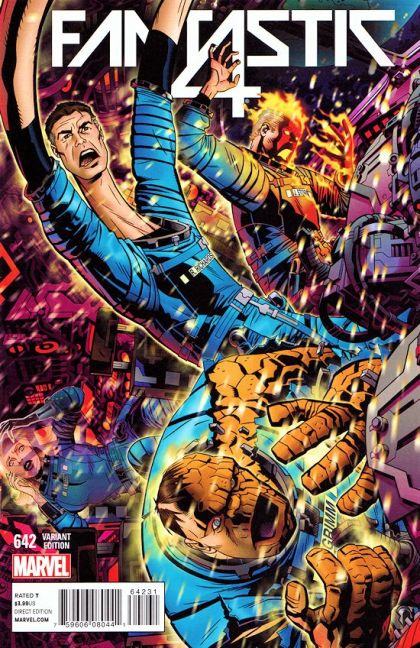 Fantastic Four, Vol. 5 #642C Michael Golden Connecting Variant Cover