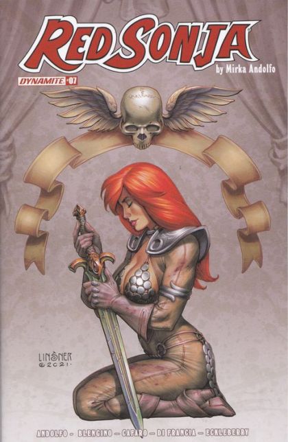 Red Sonja, Vol. 6 (Dynamite Entertainment) #7C Joseph Michael Linsner Cover