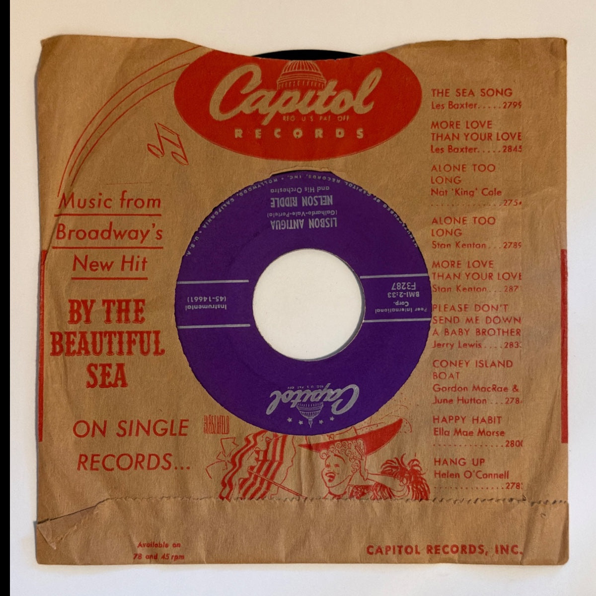 Nelson Riddle and His Orchestra - Lisbon Antigua (1955) - Vinyl