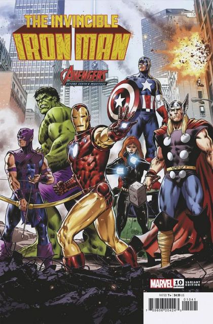 Invincible Iron Man, Vol. 4 #10D Cafu Avenger 60th Variant