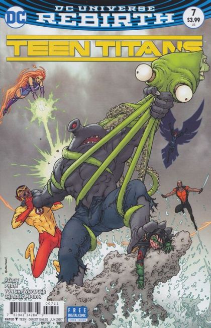 Teen Titans, Vol. 6 #7B Variant Chris Burnham Cover